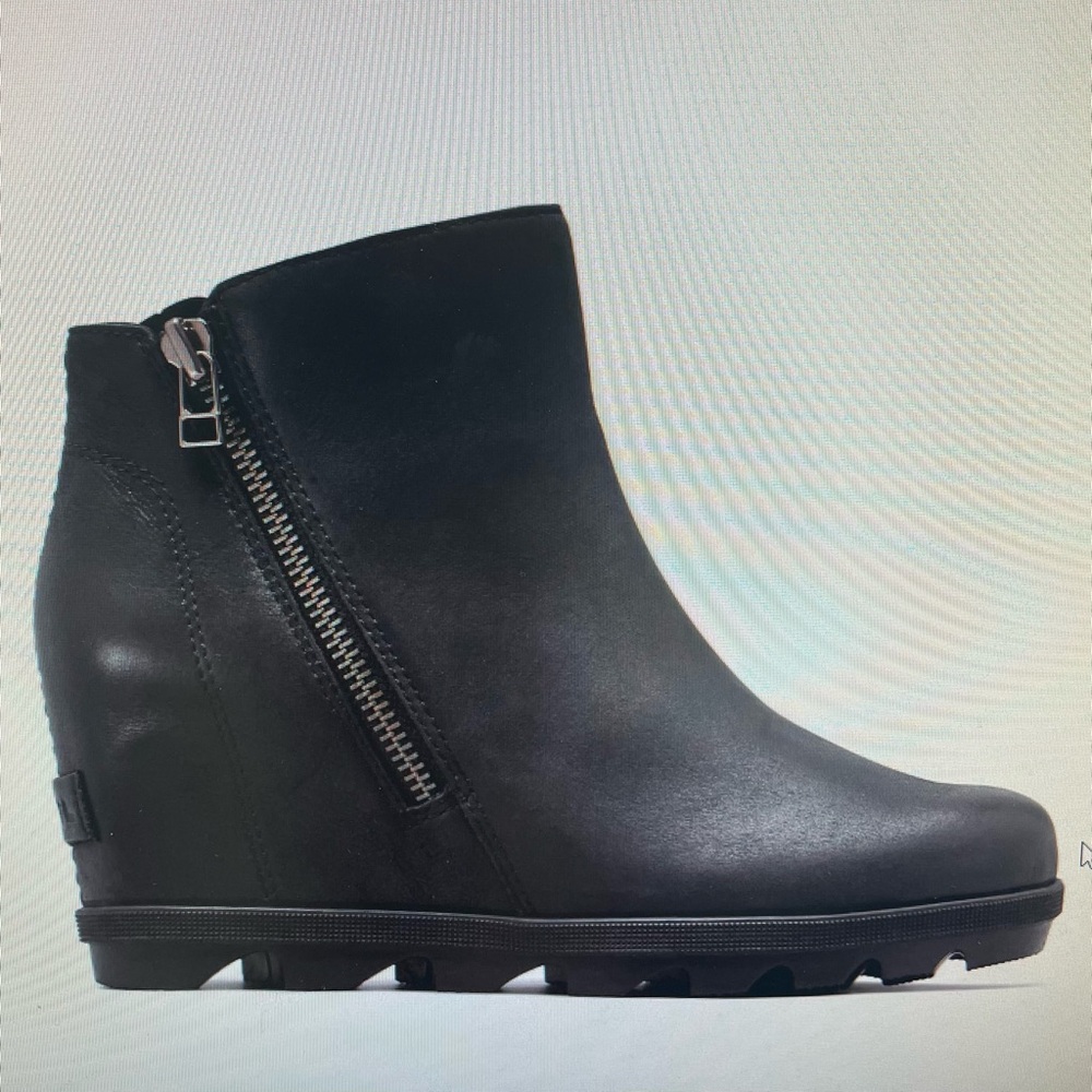 Sorel Joan of Arctic Wedge Zip Leather Boot